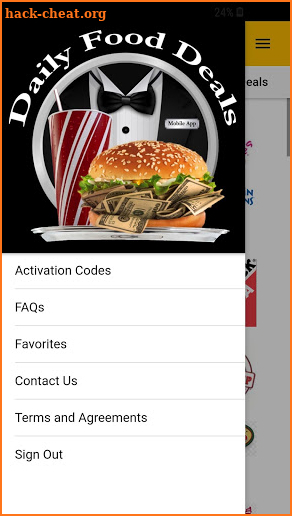 Daily Food Deals screenshot