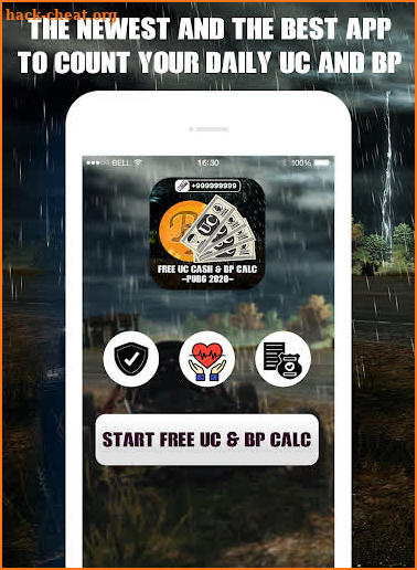 Daily Free UC Cash & Battle Points Calc screenshot