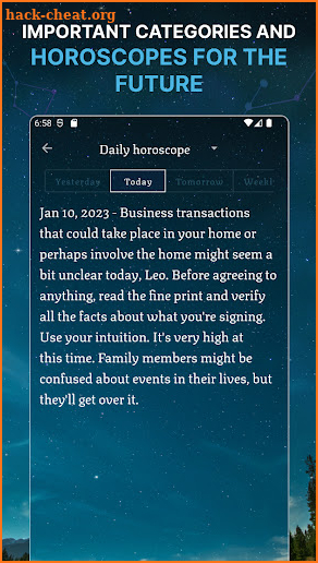 Daily Horoscope screenshot