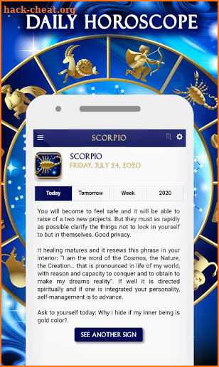 Daily Horoscope - Free Tarot Reading screenshot