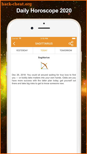 Daily Horoscopes free Tarot Card Reading screenshot