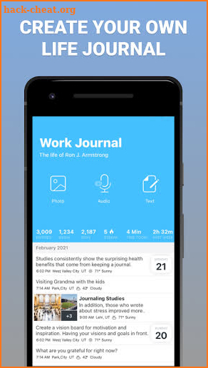 Daily Journal: Save Your Memories screenshot