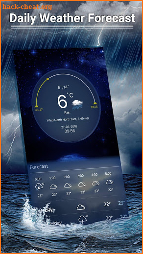 Daily Live Weather Forecast App screenshot