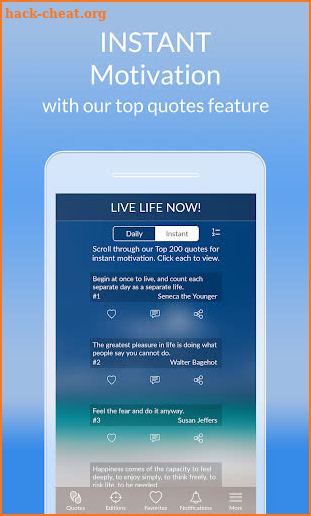 Daily Motivational Quotes App screenshot