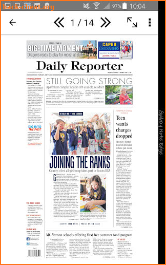 Daily Reporter E-Edition screenshot