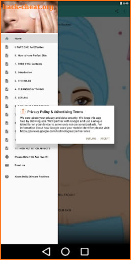 Daily Skincare Routines - Tips screenshot