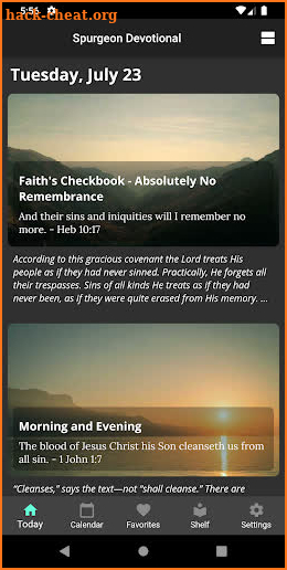 Daily Spurgeon Devotional screenshot