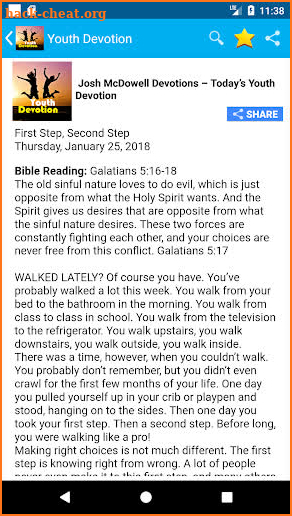 Daily Youth Devotion screenshot