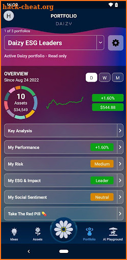 DAIZY - Conscious Investing screenshot