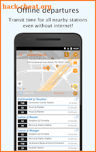 Dallas Transit: Offline DART TRE departures & maps screenshot