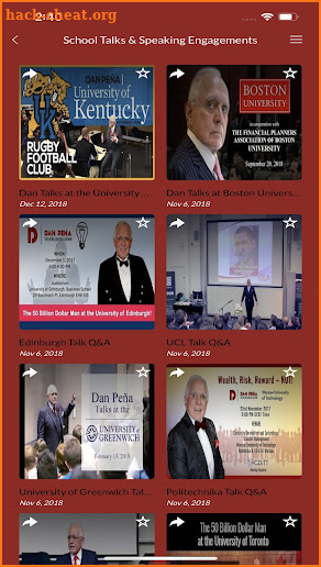 Dan Pena App screenshot