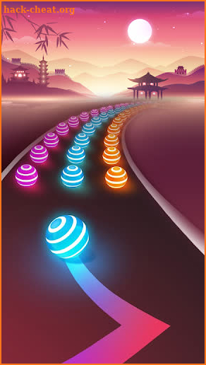 Dancing Ball Color - Street Run Game screenshot