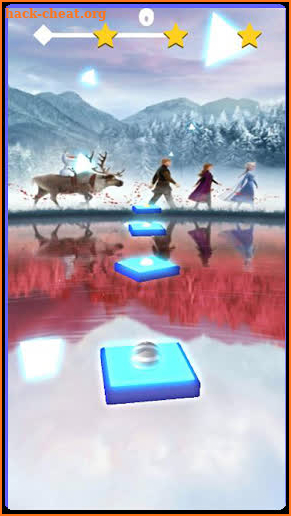 Dancing hop Elsa Game - Let It Go screenshot