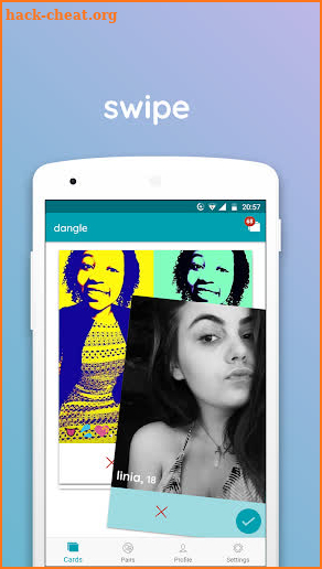 dangle - Meet people and chat on Kik screenshot