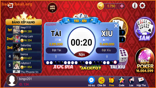 Đánh Bài Nổ Hũ - Bingo9999 screenshot