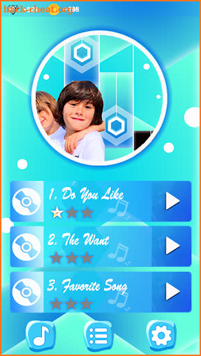 Dani y Evan Piano Tiles Game screenshot