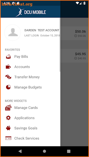 Darden Credit Union Mobile screenshot