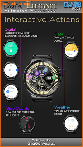 Dark Elegance HD Watch Face screenshot