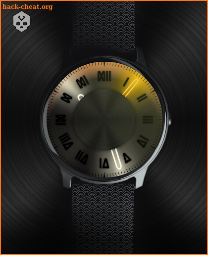 Dark Metal Saber Watch Face screenshot