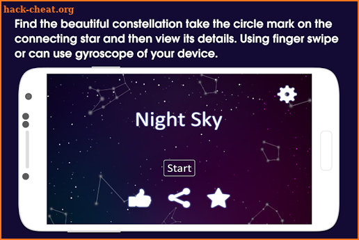 Dark Night Sky View Walk Guide screenshot