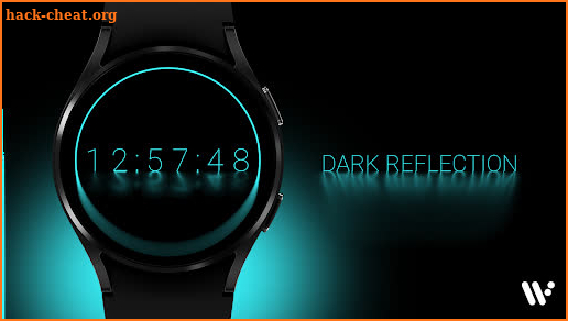 Dark Reflection Watch Face screenshot