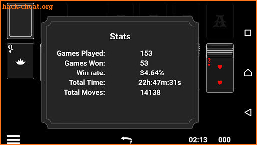 Dark Solitaire screenshot