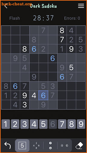 Dark Sudoku - Classic Sudoku Puzzle screenshot