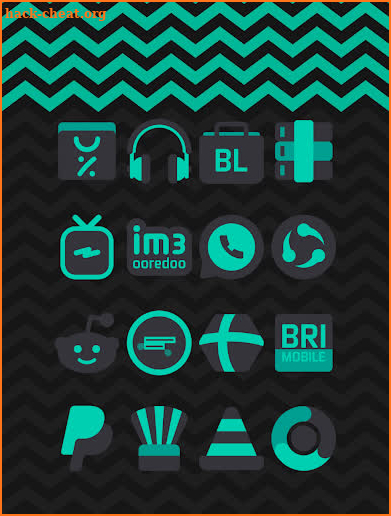 Dark Tosca - Icon Pack screenshot