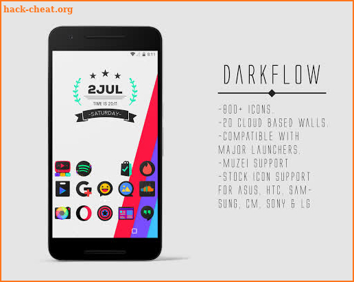 DarkFlow - Icon Pack screenshot