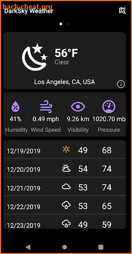 DarkSky Weather screenshot