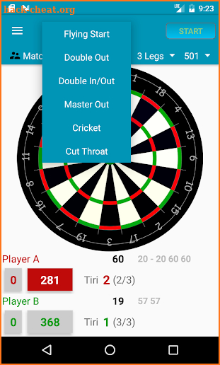 Darts Scorecard screenshot