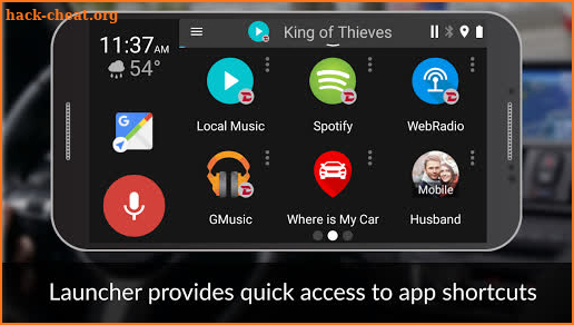 Dashlinq - Car Dashboard Launcher screenshot