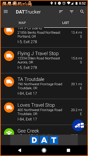 DAT Trucker - GPS + Truckloads screenshot