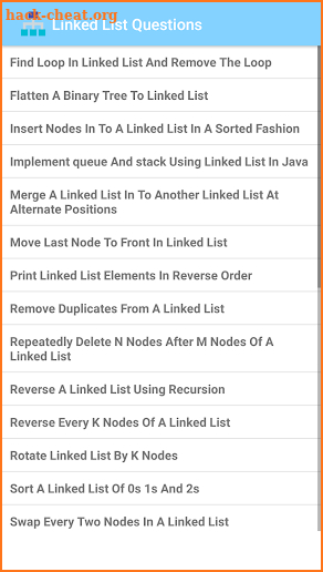 Data Structures and Algorithms offline Tutorial screenshot