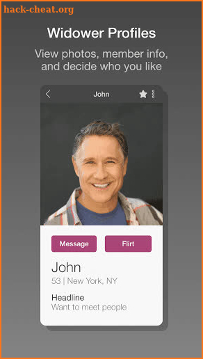 Dating A Widower Dating App screenshot