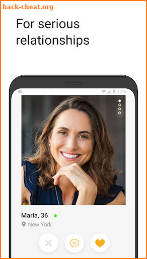 Dating app for serious relationships screenshot