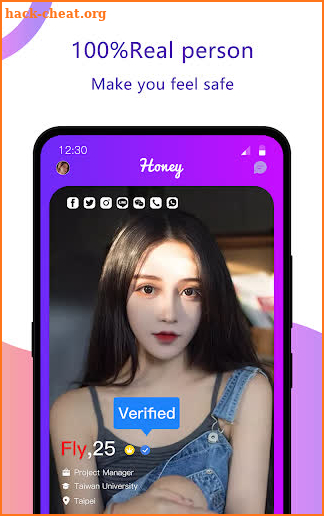 Dating apps-Honey:Free Chat,Match Singal screenshot