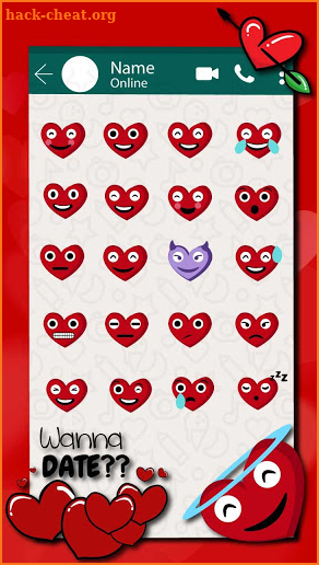 Dating Love Life Emoji Stickers screenshot