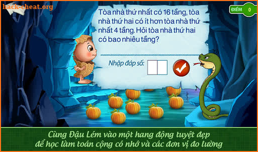 Đậu Lém Phiêu lưu ký - Toán lớp 2 screenshot