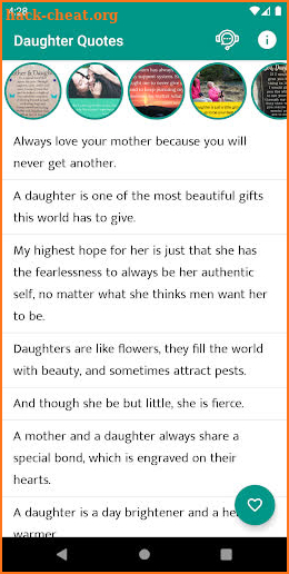 Daughter Quotes and Sayings screenshot