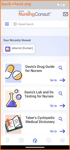 Davis Nursing Consult screenshot