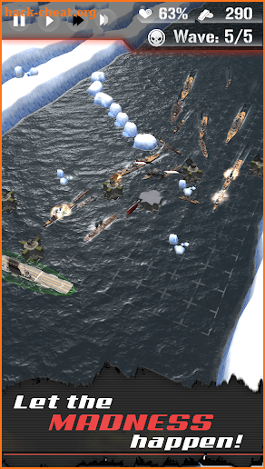 Dawn Uprising: Battle Ship Defense screenshot