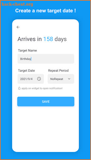 Day Timer - Day Countdown Widget & Date Calculator screenshot