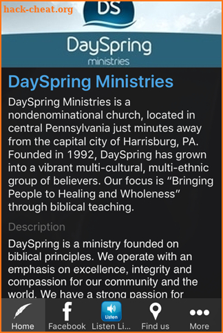 DaySpring Ministries screenshot