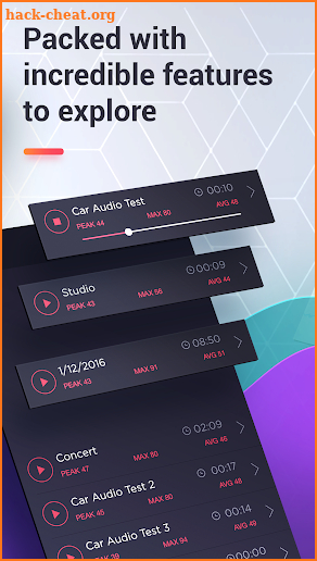 dB Meter - measure sound & noise level in Decibel screenshot