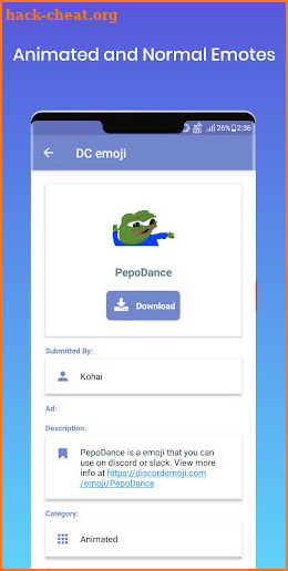 DC Emoji - Emojis for Discord & Slack screenshot