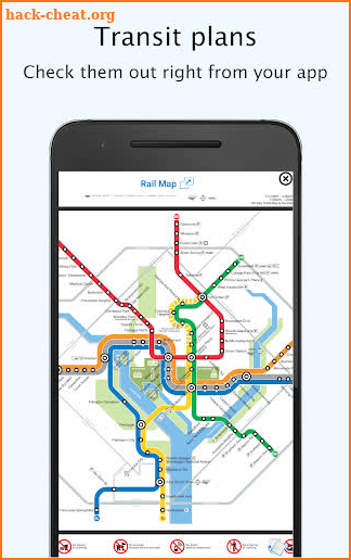 DC Transport: WMATA time maps screenshot