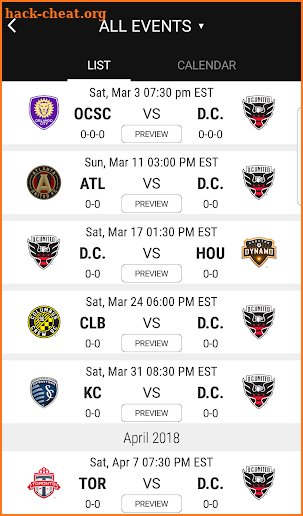 D.C. United screenshot