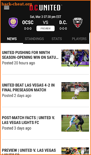 D.C. United screenshot