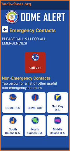 DDME Alert screenshot